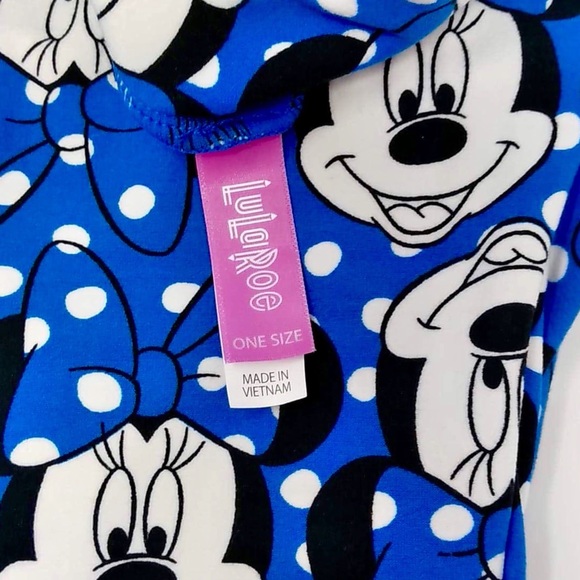 LuLaRoe Disney Collection Minnie Mouse OS Leggings - Picture 3 of 6